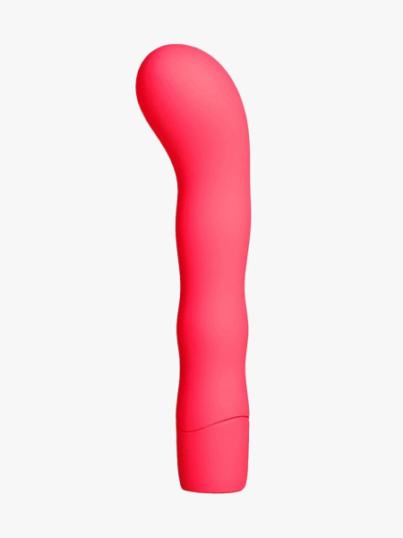 Smile Makers The Romantic coral vibrator on light gray background